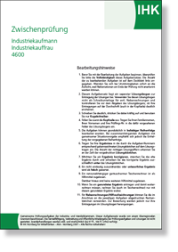 Industriekauffrau / Industriekaufmann IHK-Zwischenprfung