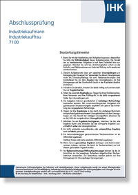Industriekauffrau / Industriekaufmann IHK-Abschlussprfung