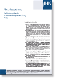 Kaufmann/-frau fr Digitalisierungsmanagement IHK-Abschlussprfung Teil 2  Sommer 2023 