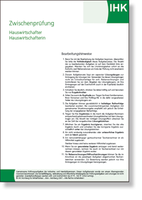 Hauswirtschafter / Hauswirtschafterin  IHK-Zwischenprfung