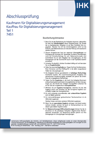 Kaufmann / Kauffrau fr Digitalisierungsmanagement IHK-Abschlussprfung Teil 1 (AO2020)